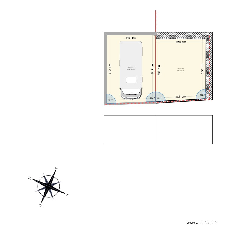 garage. Plan de 0 pièce et 0 m2