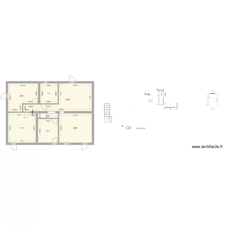 Coulazou RDC project V2 mesure faite. Plan de 
