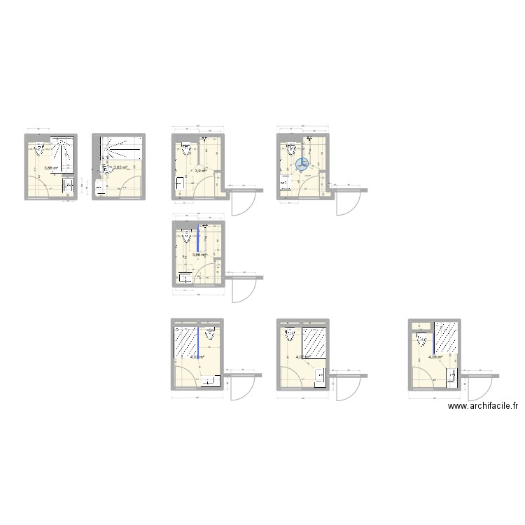 Salle de douche LUMA 1.2. Plan de 0 pièce et 0 m2