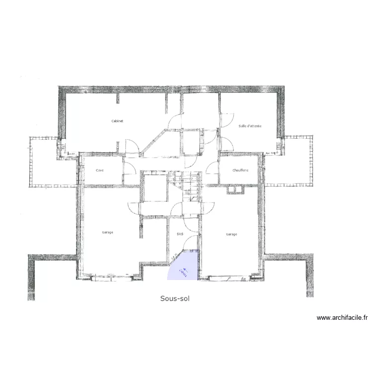 PLAN MINET SOUS_SOL. Plan de PLAN MINET SOUS_SOL. Plan de