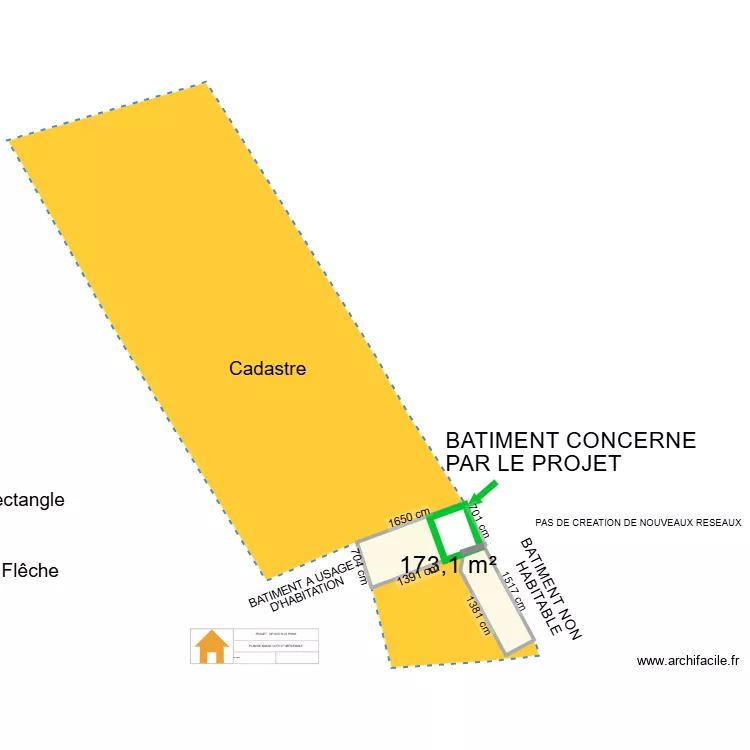 PLAN DE MASSE. Plan de 