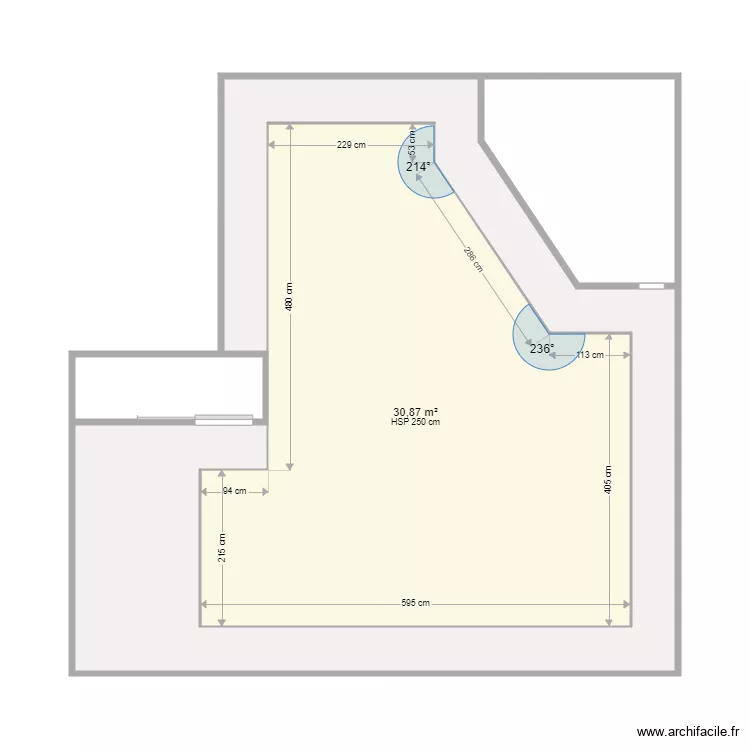 salon anais plafond 3. Plan de 