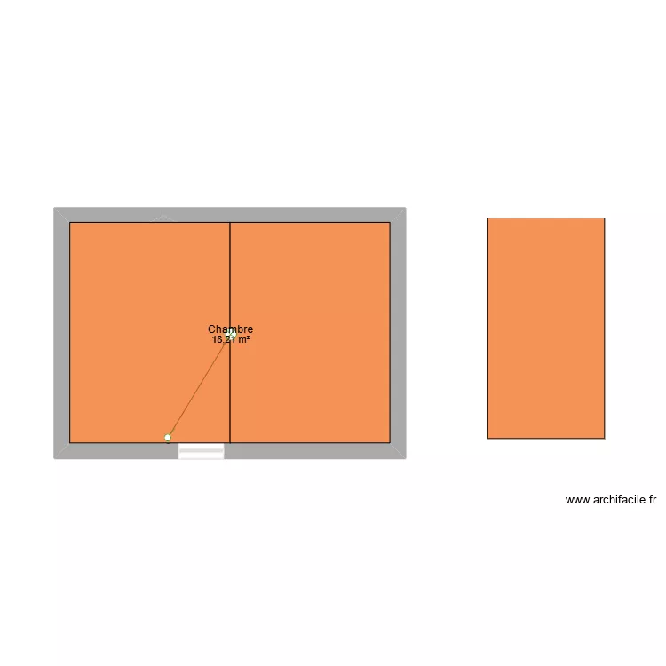 chambre em. Plan de 1 et 18 m² chambre em. Plan de 1 et 18 m²