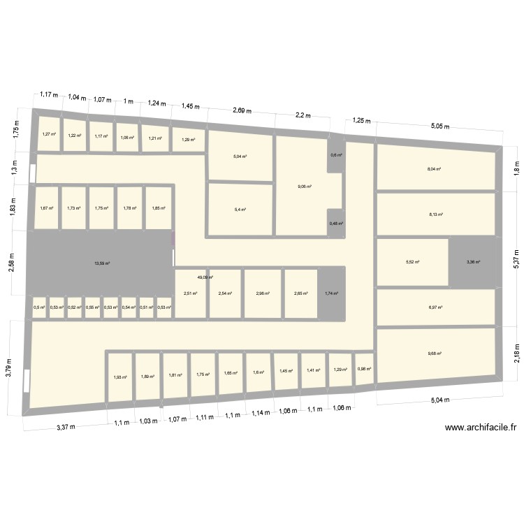 Local stockage St-Vall. Plan de 0 pièce et 0 m2
