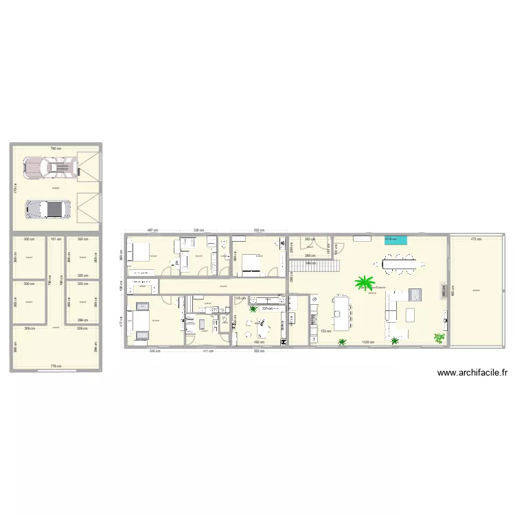 Villa Tarzan 31. Plan de 