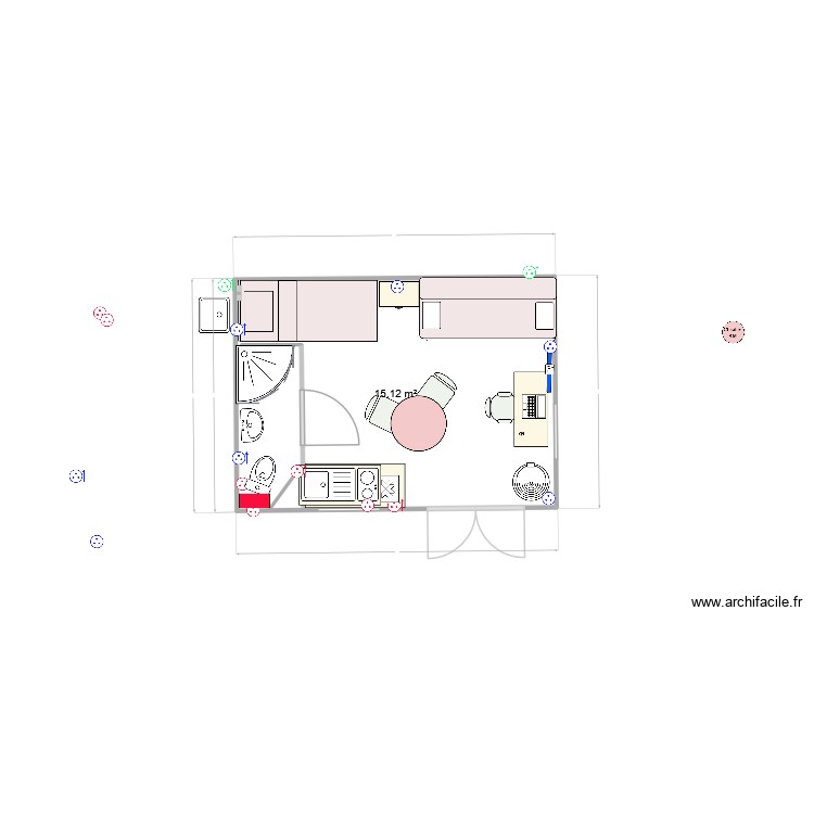 Kerg v ersion 11 electricit&eacute;. Plan de 0 pièce et 0 m2