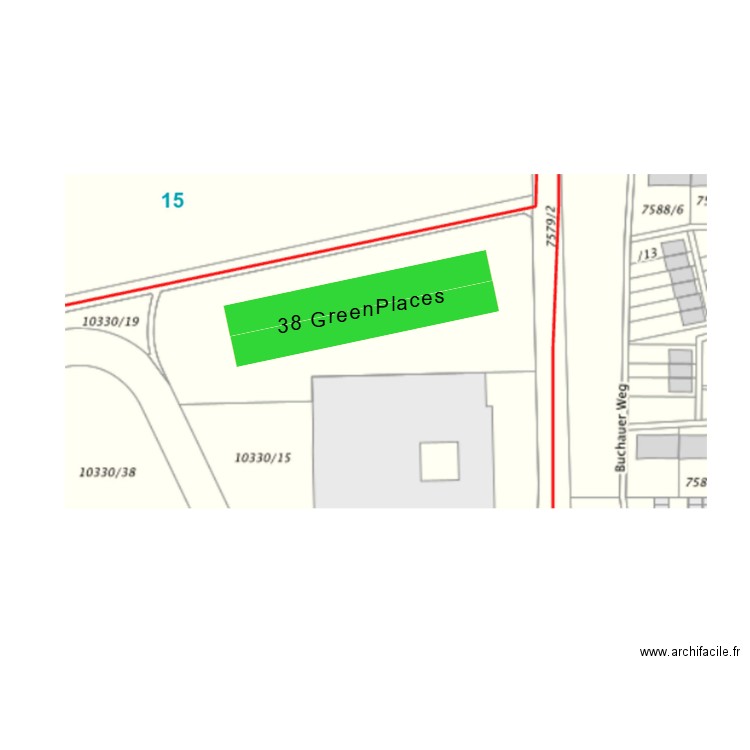 Reutlingen. Plan de 0 pièce et 0 m2