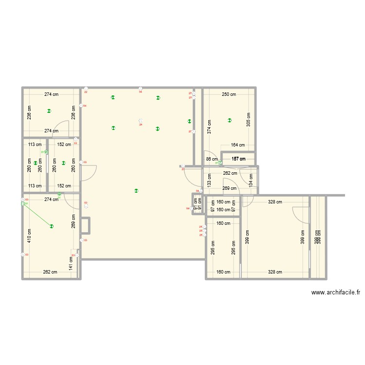 Appartement V03. Plan de 0 pièce et 0 m2