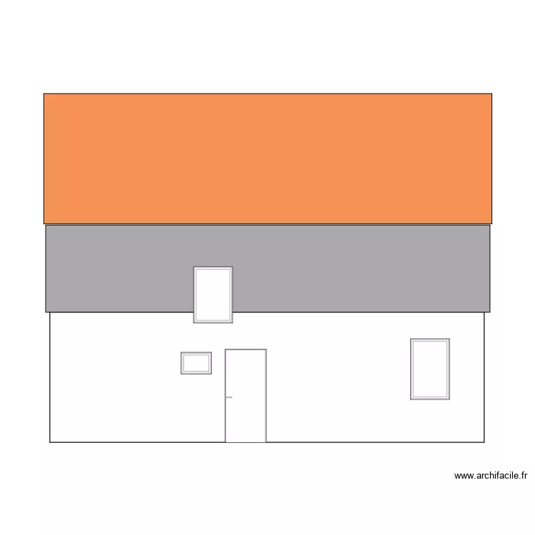 facade. Plan de 