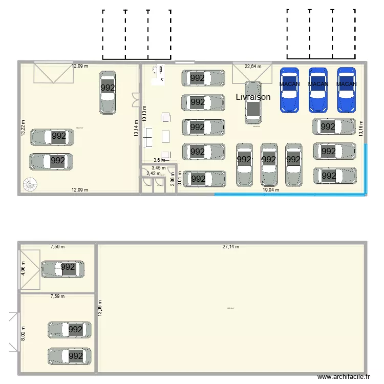 BF Moteur V2. Plan de 