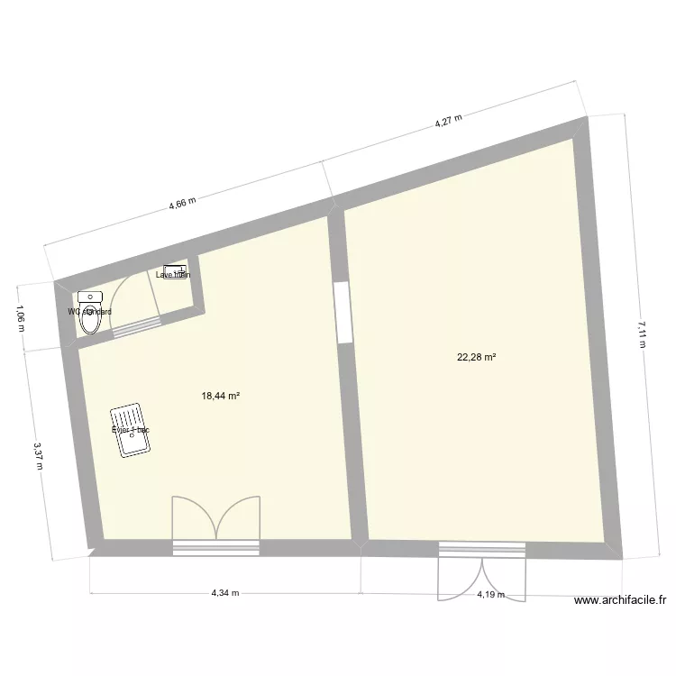 Pharmacie. Plan de 2 et 41 m² Pharmacie. Plan de 2 et 41 m²