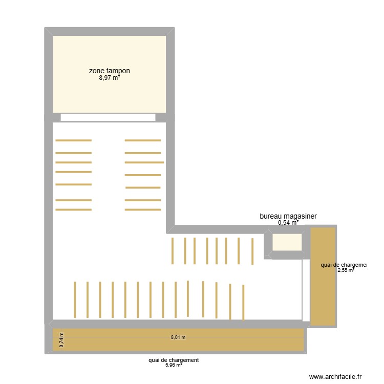 magasin PFP. Plan de 0 pièce et 0 m2 magasin PFP. Plan de 0 pièce et 0 m2