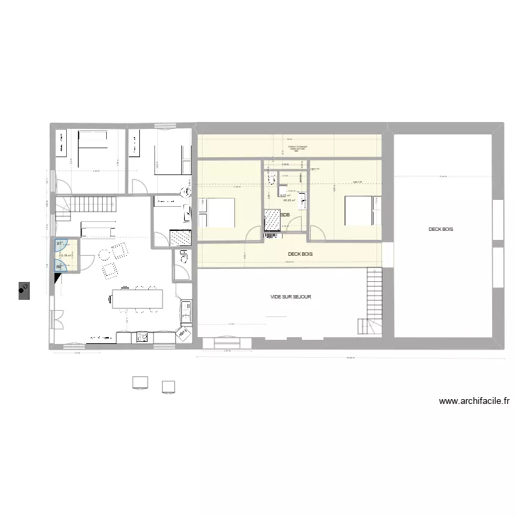 RDC2 KAIRON GITE RDC EVOLUTIF. Plan de 