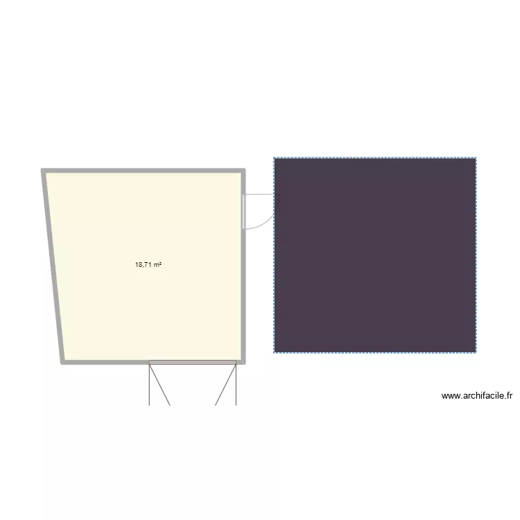 Abri Gevais. Plan de 