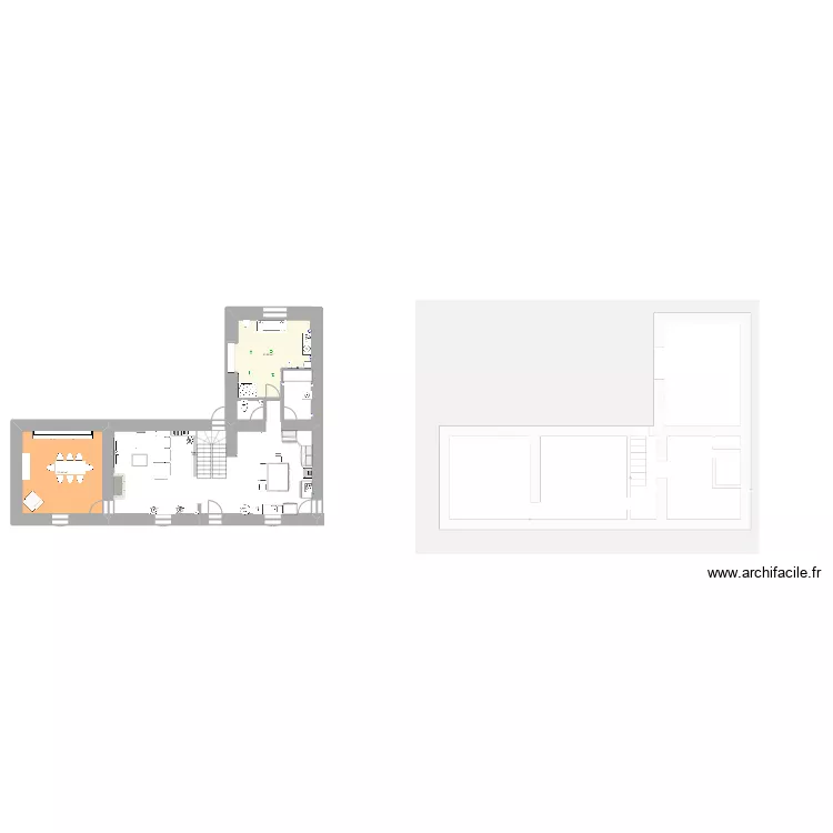 Plan am&eacute;nagement. Plan de 