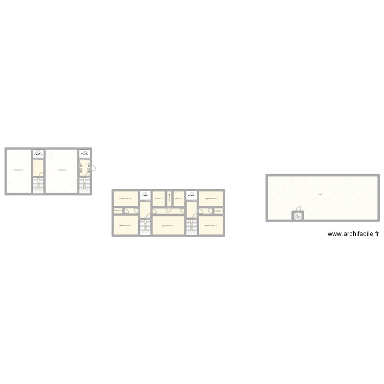 IS4 - Opleiding. Plan de 29 pièces et 412 m2