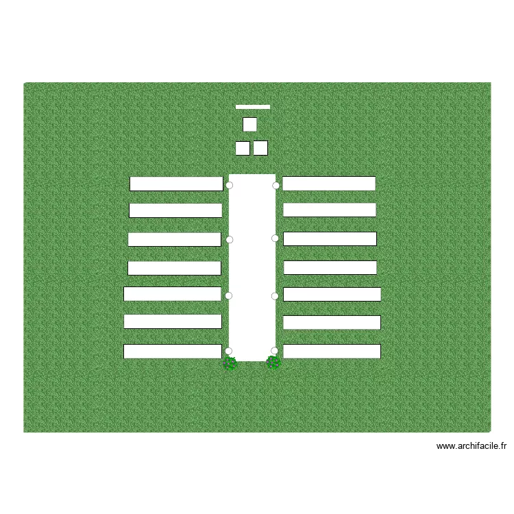 Plan c&eacute;r&eacute;monie. Plan de 