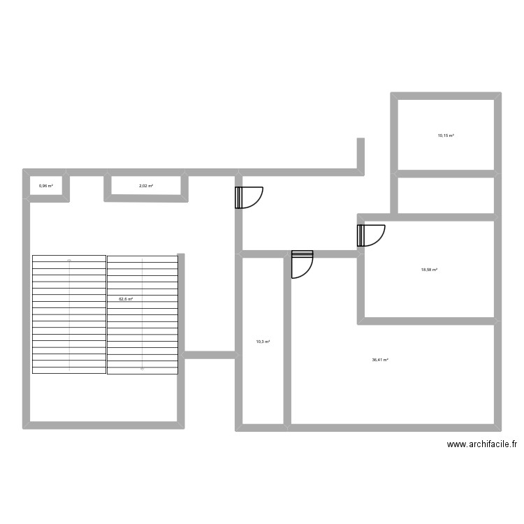 Nouzonville. Plan de 7 pièces et 141 m2