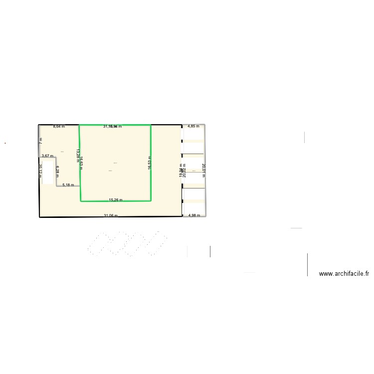 GAGNY PROJET AVEC TERRAIN. Plan de 4 pièces et 1071 m2