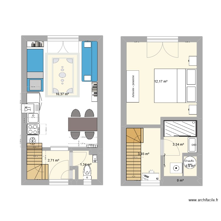 belle ile KRAKOTTE 3 en 1 sept 25. Plan de 10 pièces et 41 m2