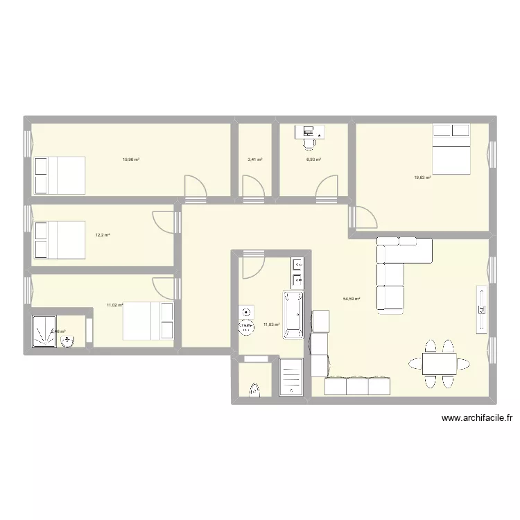 lyon 2. Plan de 9 pièces et 142 m² lyon 2. Plan de 9 pièces et 142 m²