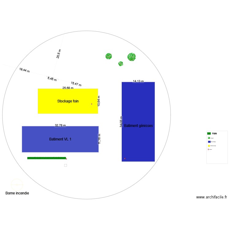 exemple. Plan de 0 pièce et 0 m2