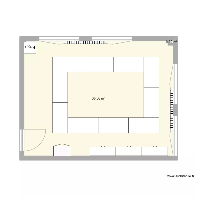 Boulot. Plan de 2 et 36 m² Boulot. Plan de 2 et 36 m²