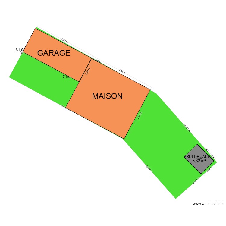 PLAN DE MASSE. Plan de 0 pièce et 0 m2