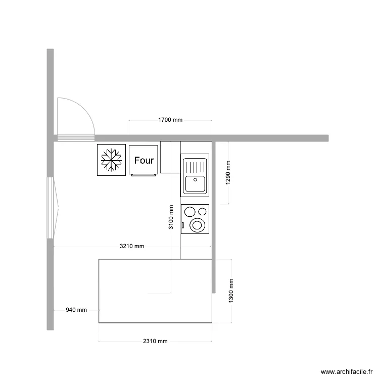 CUISINE SPLC. Plan de 