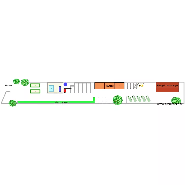 Plan Fondeyre visite site V2. Plan de 