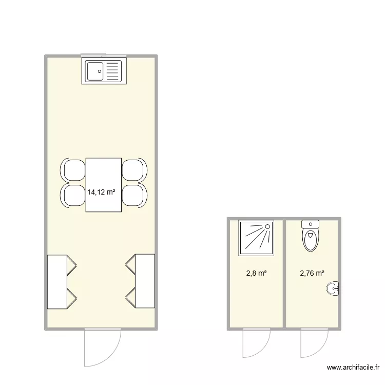 AT'HOME CHANTIER GENAS. Plan de 