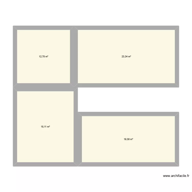 rdc. Plan de 4 et 74 m² rdc. Plan de 4 et 74 m²