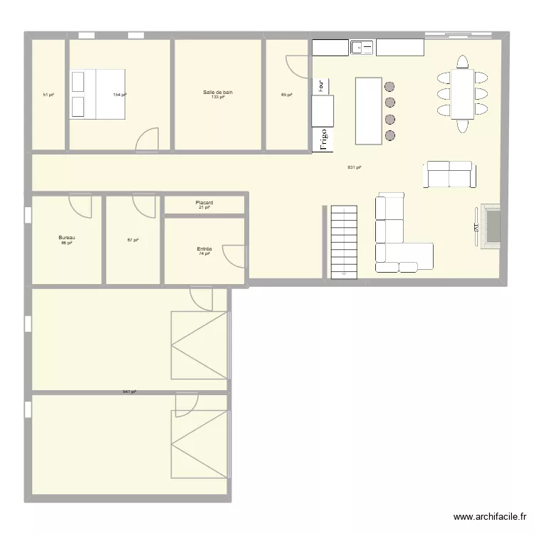 Maison 2027.. Plan de 10 pièces et 188 m²