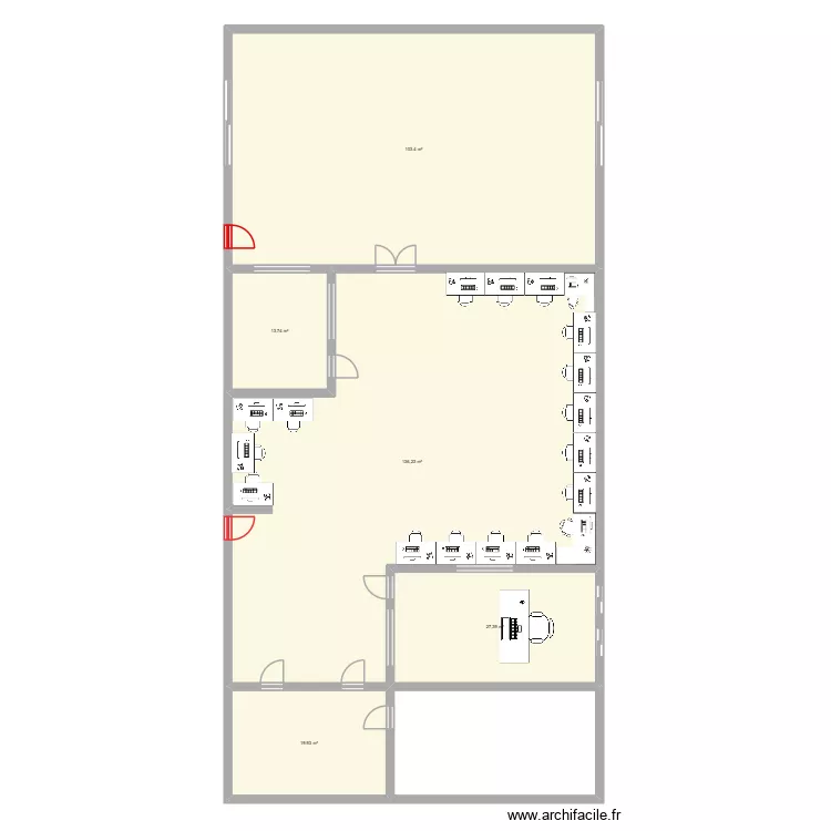 TSSR. Plan de 5 et 301 m² TSSR. Plan de 5 et 301 m²