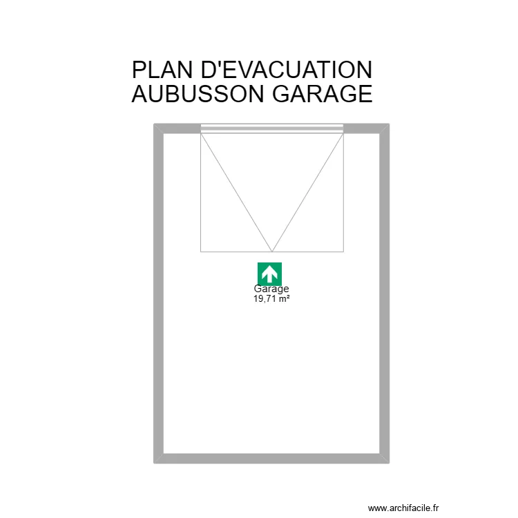 23 AUBUSSON Garage. Plan de 