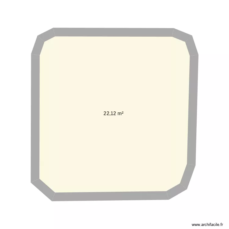glace. Plan de 1 et 22 m² glace. Plan de 1 et 22 m²