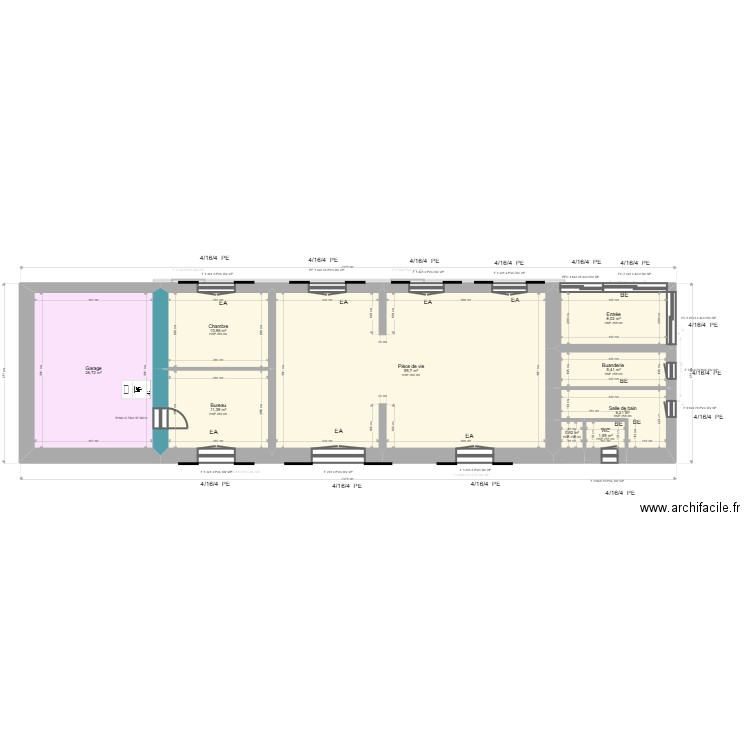 ML25001587. Plan de 11 pièces et 306 m2