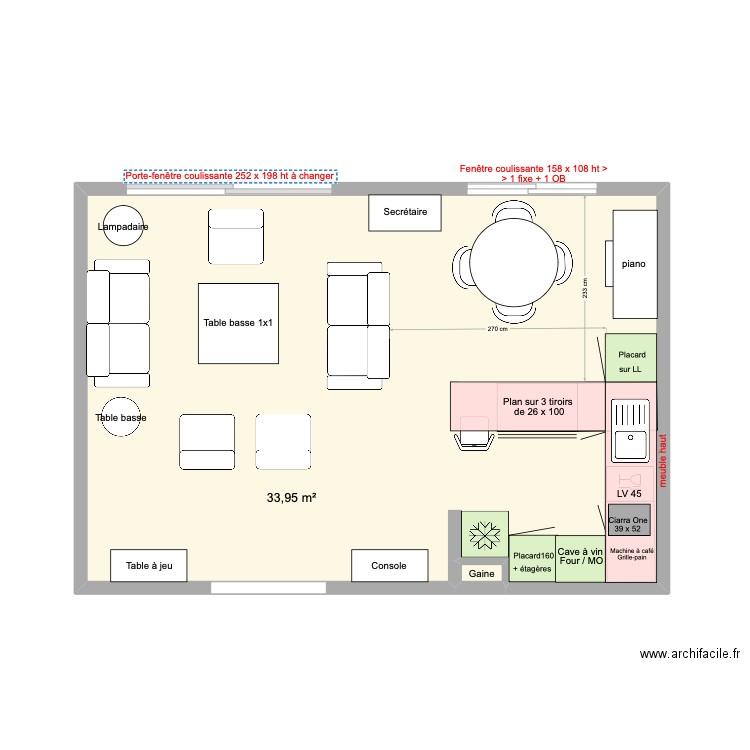 Solution 3. Plan de 0 pièce et 0 m2
