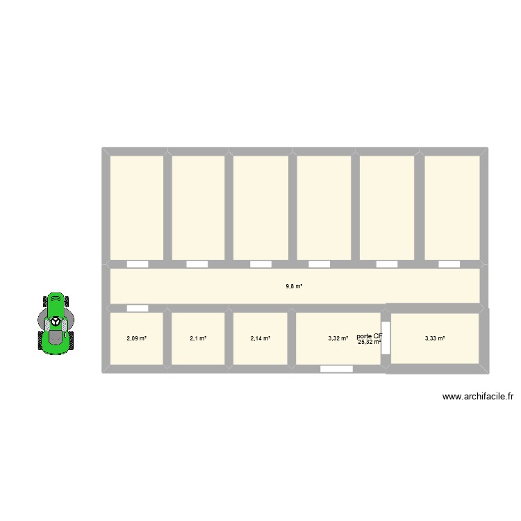 exemple de cave. Plan de 0 pièce et 0 m2