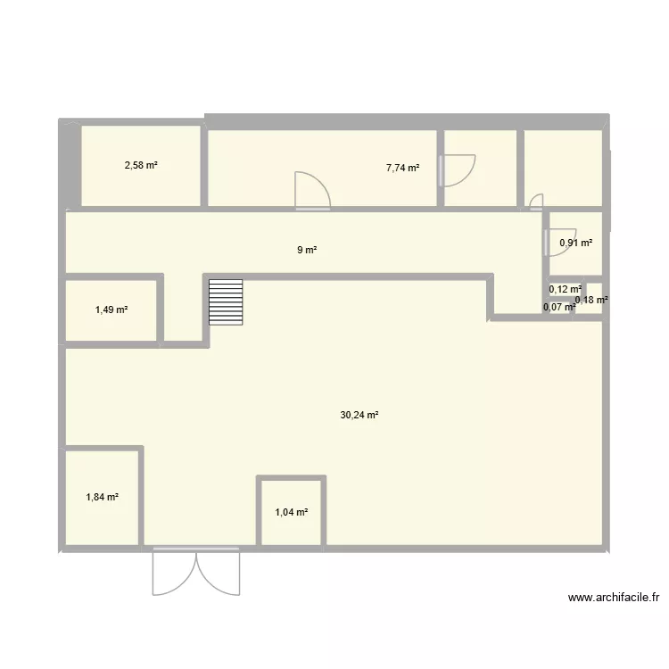 sonia. Plan de 11 Pièces et 55 m²