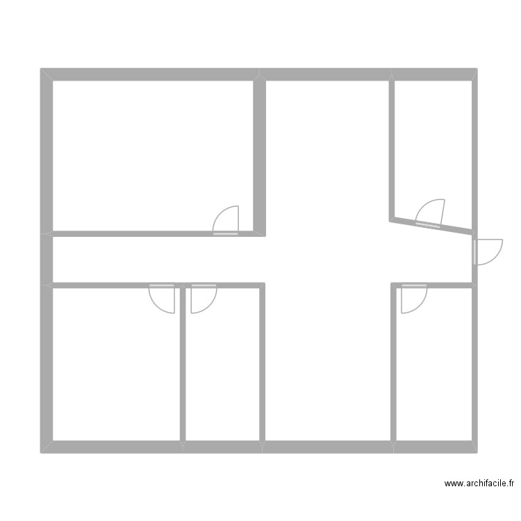 Parklane 4e. Plan de 6 pièces et 67 m2