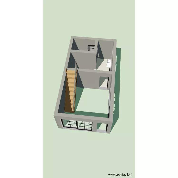 Sue&ntilde;o ka. Plan de 1 Pièce et 13 m²