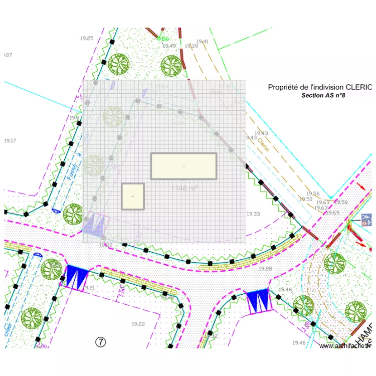lgr_1. Plan de 2  et 120 m²
