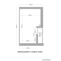 AMENAGEMENT 2 COMBLE NORD (BUREAU, CHAMBRE 4, COIN JEUX...)