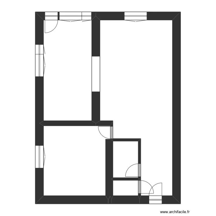 GREFFE. Plan de 10  et 166 m²