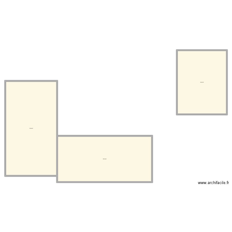 maison. Plan de 3 pièces et 449 m2