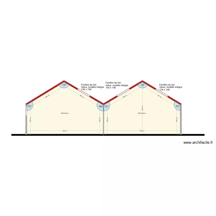 Moutier plan coupe 3 bis. Plan de 