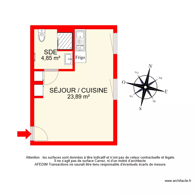 BI 27292 -. Plan de 4  et 42 m²