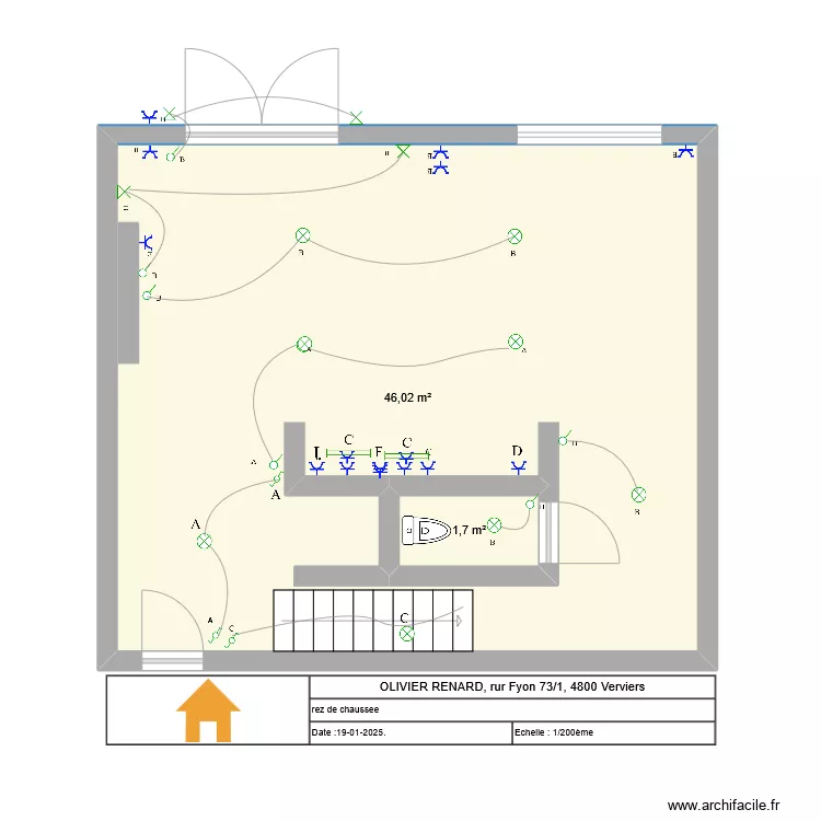rdc oli. Plan de rdc oli. Plan de