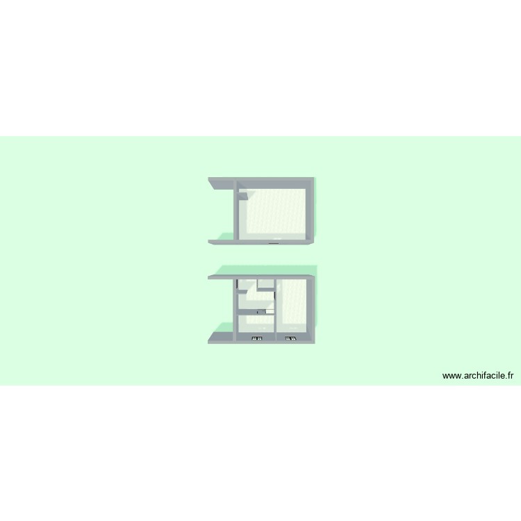RDC Petit Gîte. Plan de 0 pièce et 0 m2